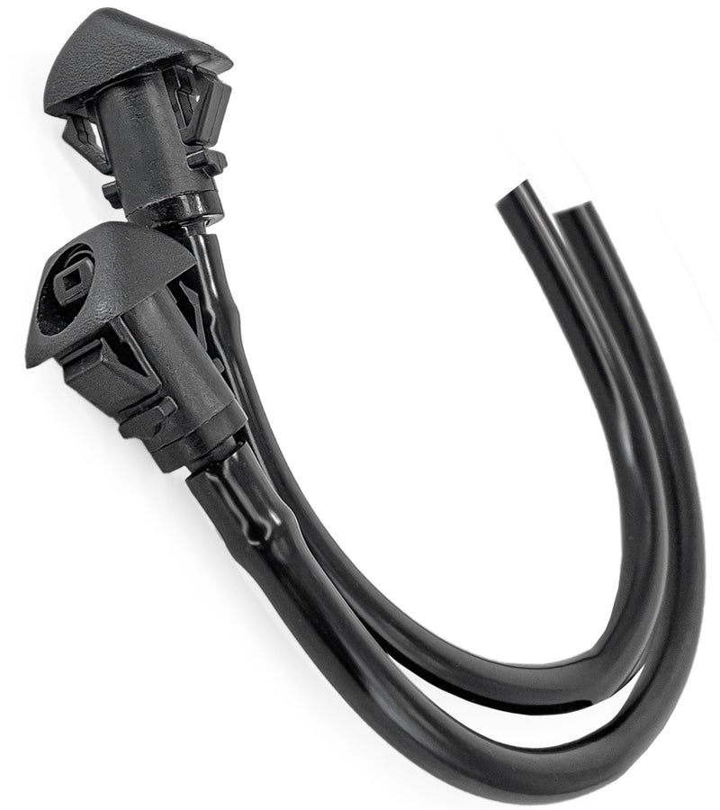 فوهات غسيل الزجاج الأمامي ClickFit 2 قطع متوافقة مع نيسان فرونتير نافارا 2005-2021 باثفايندر 2005-2012 إكستيرا 2005-2015 كيكز 2009-2021